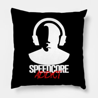 Speedcore Addict - White Pillow