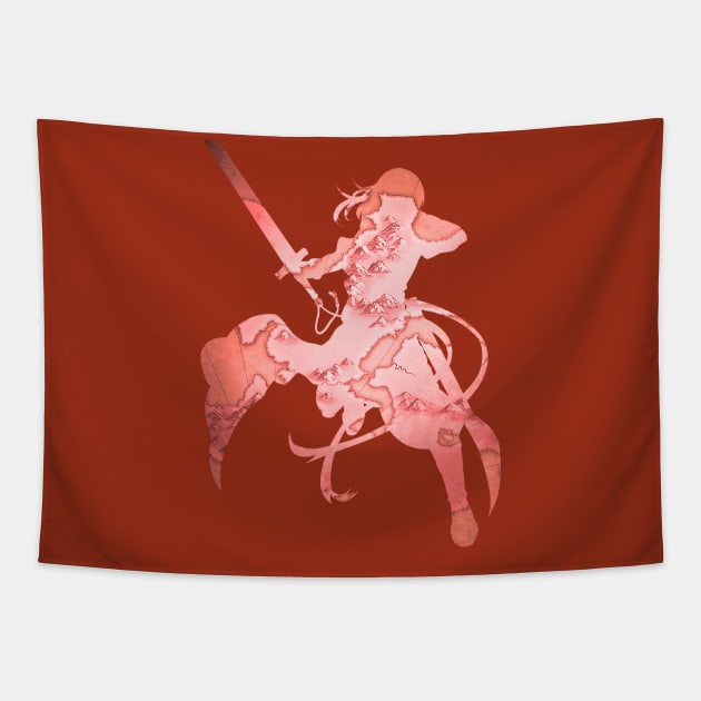 Rutger: Lone Swordsman Tapestry by Raven's Secret Shop