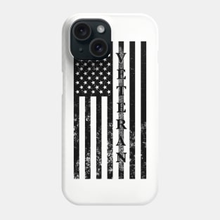 Distressed Veteran Flag Phone Case