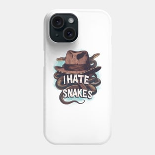 I Hat Snakes - Fedora Hat - Indy Phone Case