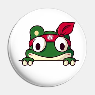 Sneaky japanese frog so cute Pin