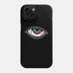 Eyeteeth Eyeball Mouth & Fangs Phone Case