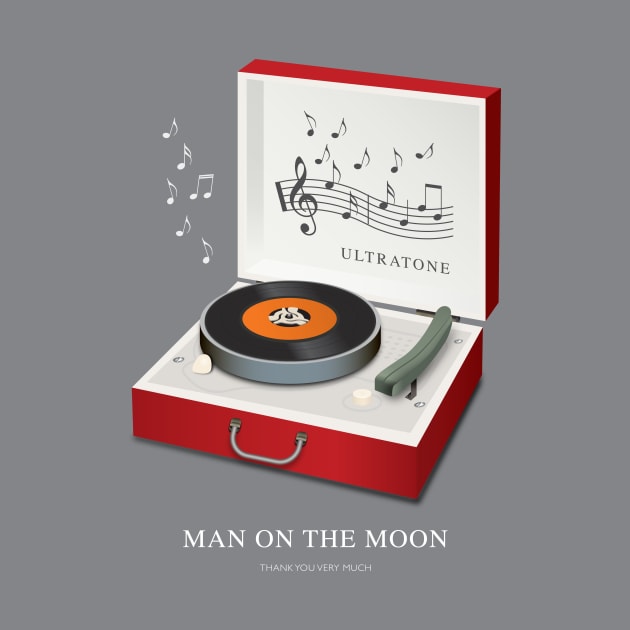 Man on the Moon - Alternative Movie Poster by MoviePosterBoy