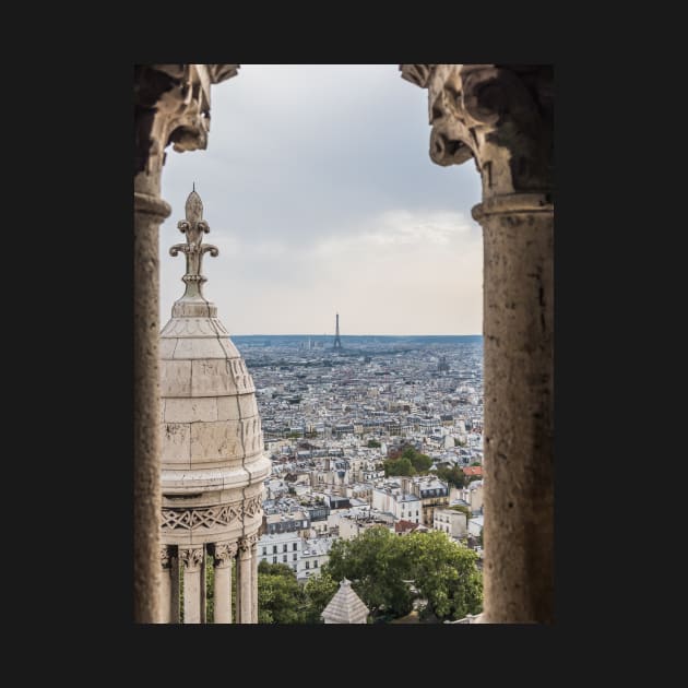 Eiffel Tower from Sacre Coeur by LukeDavidPhoto