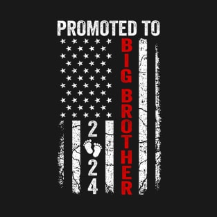 Patriotic Promoted To Big Brother 2024 First Time New Youth T-Shirt