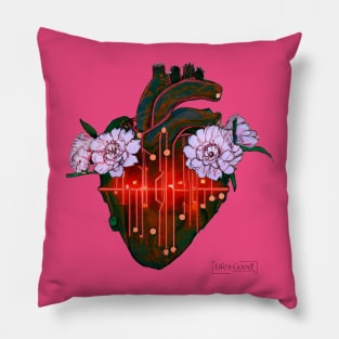 ciberpunk heart Pillow