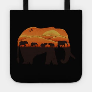 African Elephant Tote