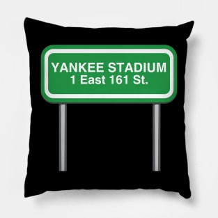 Yankee Stadium Design | 1 East 161 St, The Bronx, NY 10451 - Funny sports baseball gifts Pillow