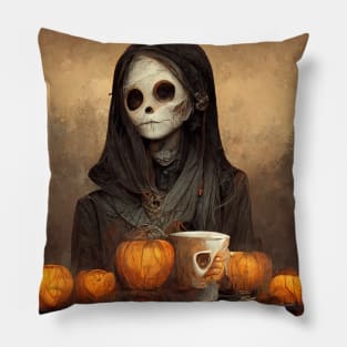 Halloween Coffee Pillow