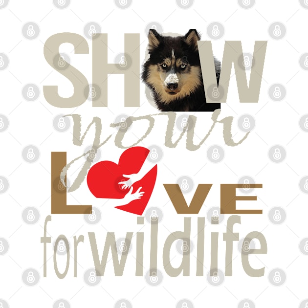 Show your love for wildlife by TeeText