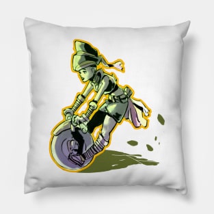 Rider Girl Pillow