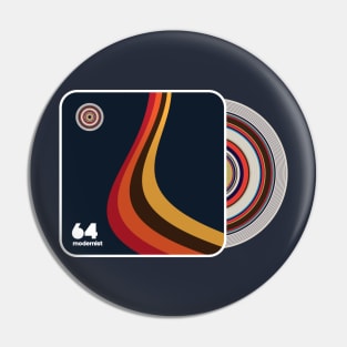 64 Modernist Vinyl Pin