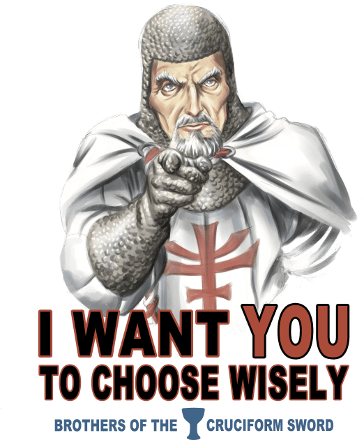 Choose Wisely Kids T-Shirt by saqman