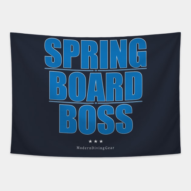 Funny Springboard Diving Shirt | Springboard Boss Tapestry by TeesByJay