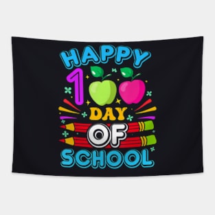 Happy 100Th Day Of School 100 Days Of School Teacher Student Tapestry