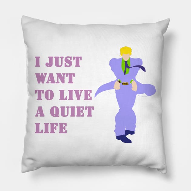 Yoshikage Kira Quiet Life Pillow by Letters45