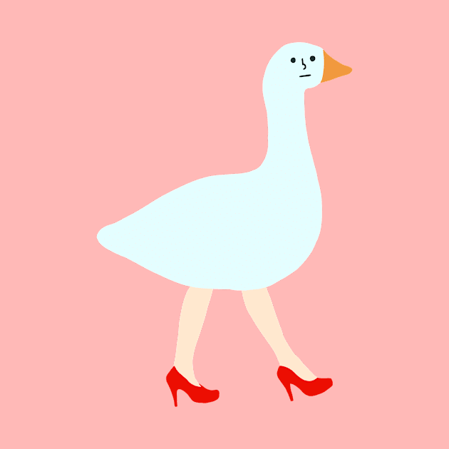 Oh My Goose | Cute | Weird | High Quality | Gift | Minimalist by WiseCat