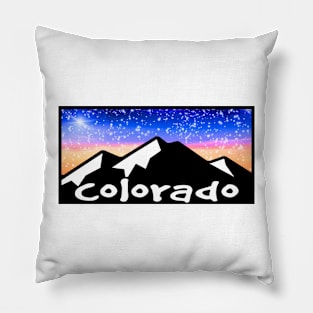 Colorado National Park Rocky Mountains Pillow