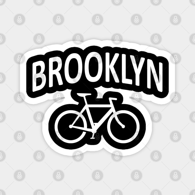 I Bike Brooklyn Magnet by robotface