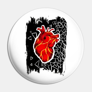 Broken Heart Pin