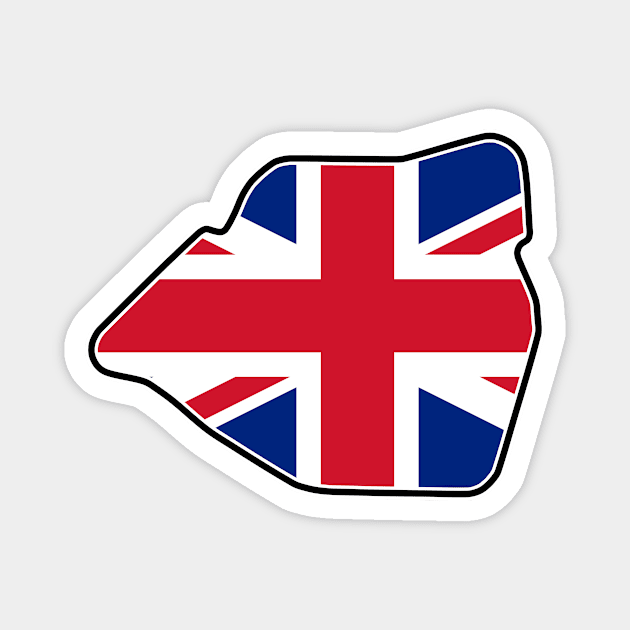 Castle Combe Circuit [flag] Magnet by sednoid