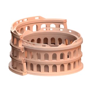 Colosseum, Rome in 3d T-Shirt