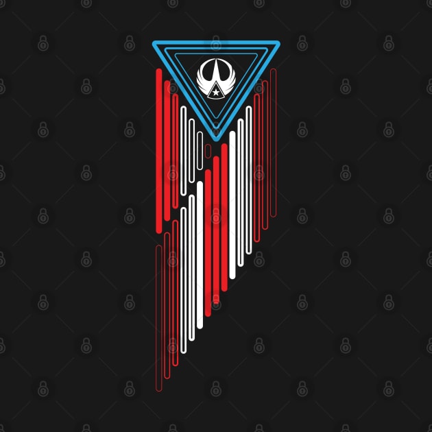 Triad of the Force - Flag (Vertical 2) by Triad Of The Force