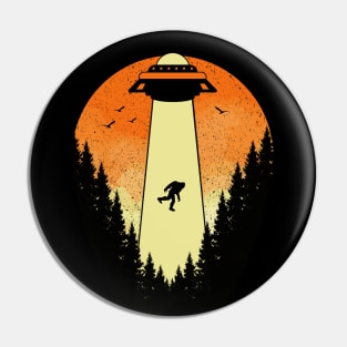 Bigfoot Ufo Abduction Pin