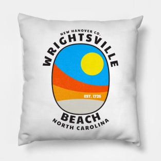 Wrightsville Beach, NC Summertime Vacationing Abstract Sunrise Pillow