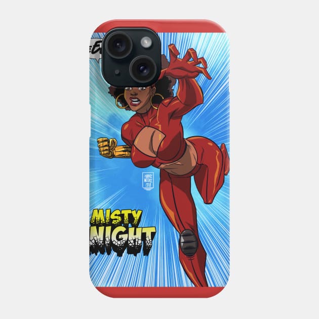 Misty Knight Phone Case by drdre74