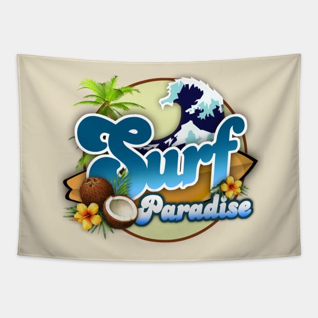 Surf Paradise Tapestry by NineBlack