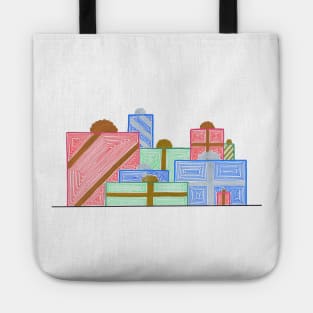 Pile of gifts Tote