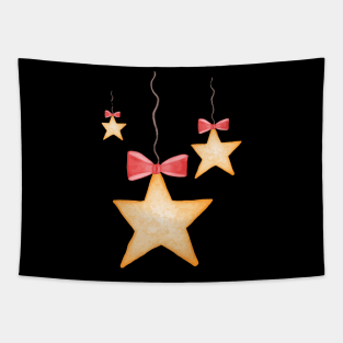 Gold star painting Tapestry