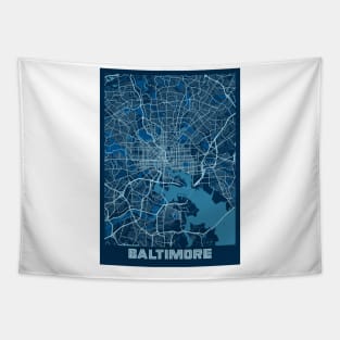 Baltimore - Maryland Peace City Map Tapestry