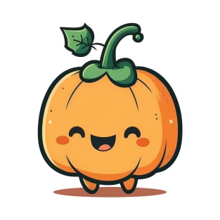 Cute kawaii halloween pumpkin T-Shirt