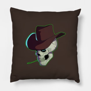 Cowboy Skull Pillow