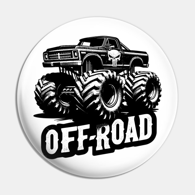 Monster Truck Pin by Vehicles-Art