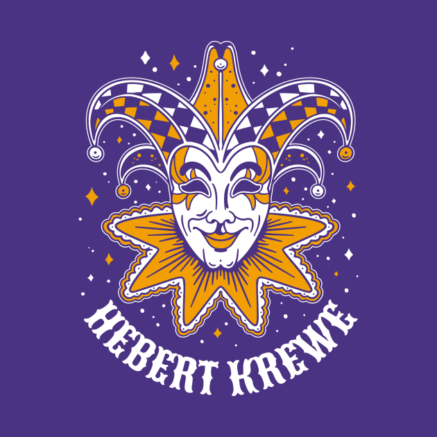 Hebert Krewe Colorful Mardi Gras by SLAG_Creative