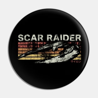 Retro Scar Raider Pin