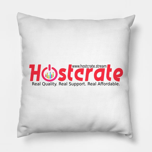 Hostcrate Brand Merch Light Pillow by Hostcrate