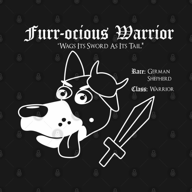 RPG Dog Class - Warrior (Furr-ocious Warrior) by Doofz