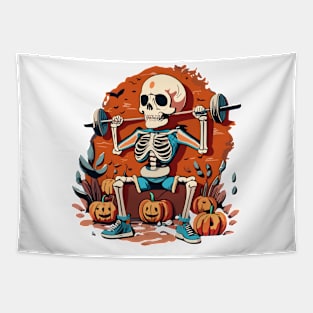 SKELETON GYM Tapestry