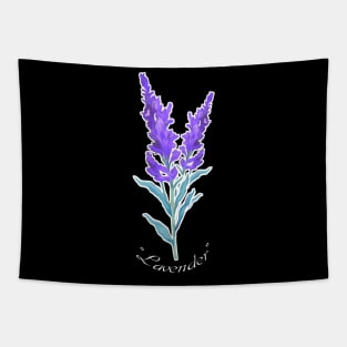 Purple Lavender Tapestry