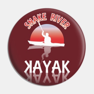 Kayaking Snake River Pin