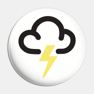 Thunder and lightning Storm Pin