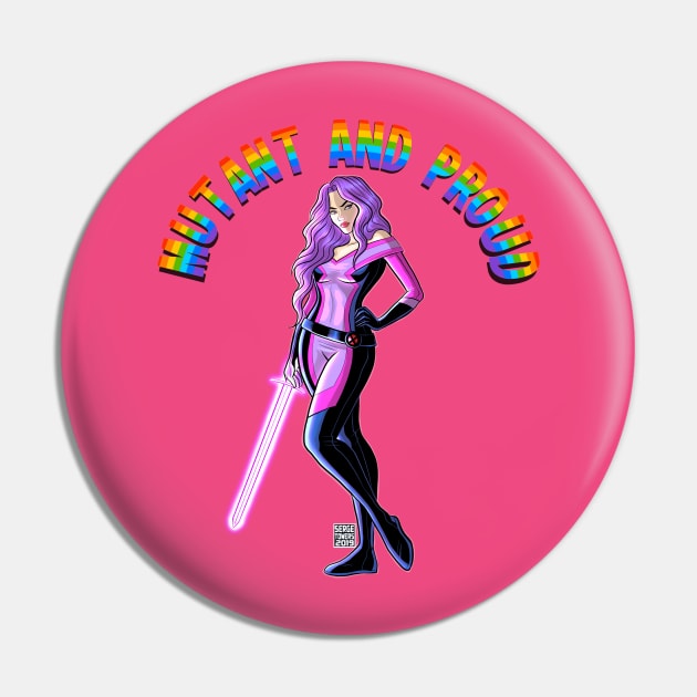 British Psylocke Mutant And Proud Pin by sergetowers80