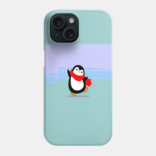 Happy Penguin Phone Case by SandraKC