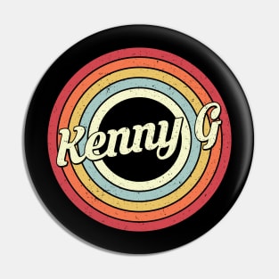 Kenny Proud Name Retro Rainbow Tribute Pin