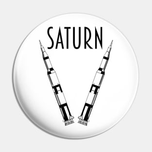 Apollo 11 Saturn V Moon Rockets Pin