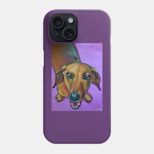 Cute SMILING DACHSHUND Phone Case